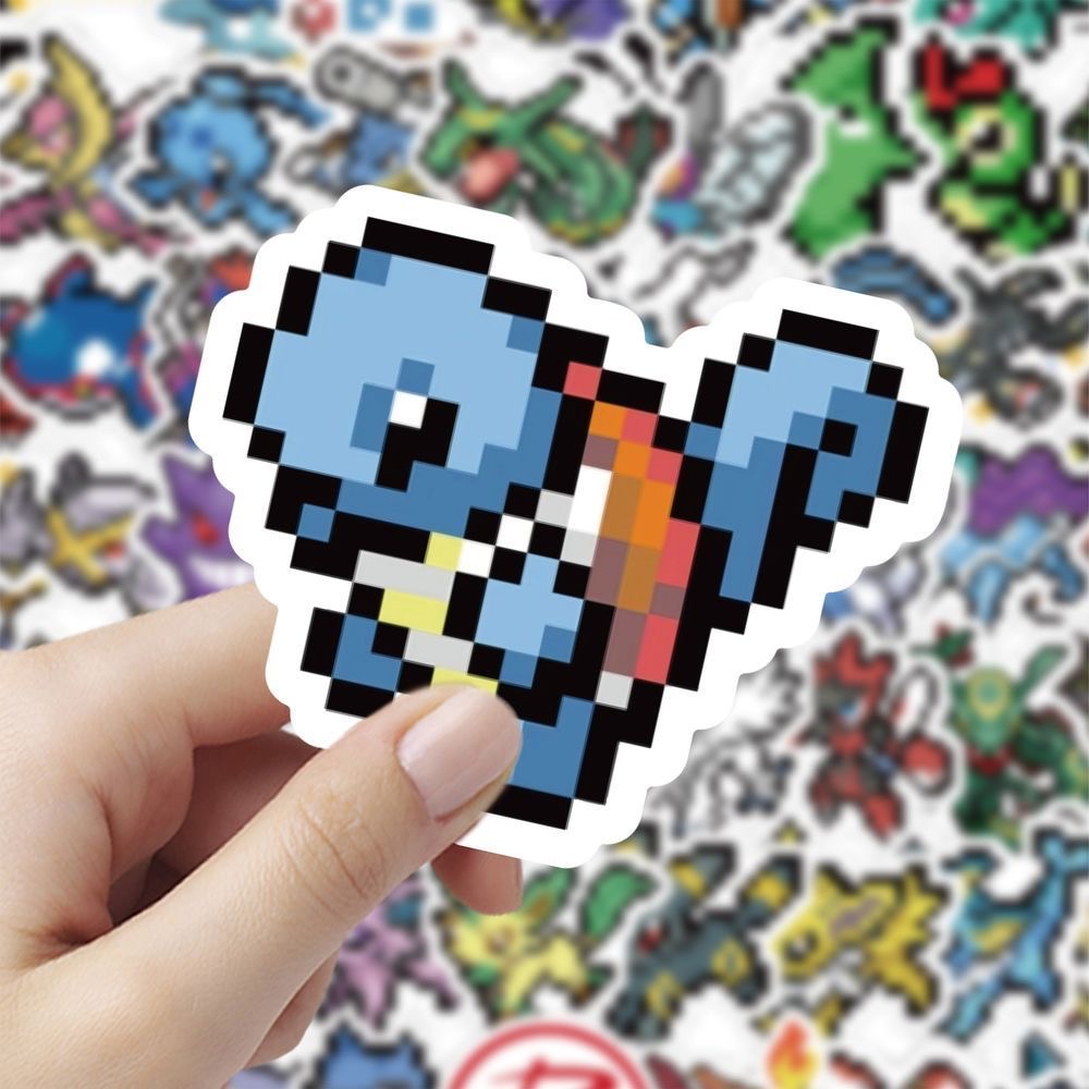 60Pcs Pixel Pokémon Stickers C - đánh giá và giá Tablet Cute Accessories