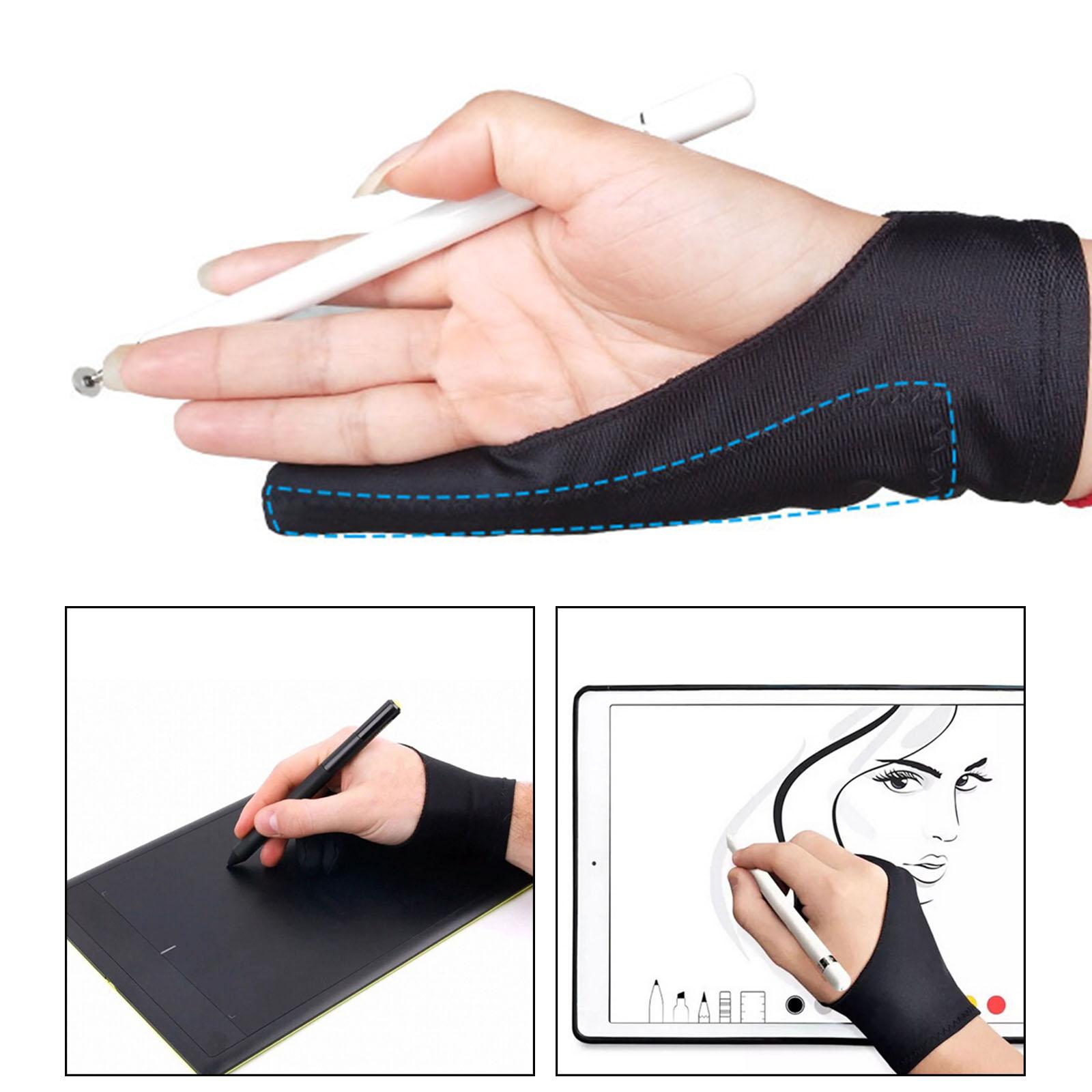 Two Finger Artist Glove for Dr - đánh giá và giá Drawing Glove Artist