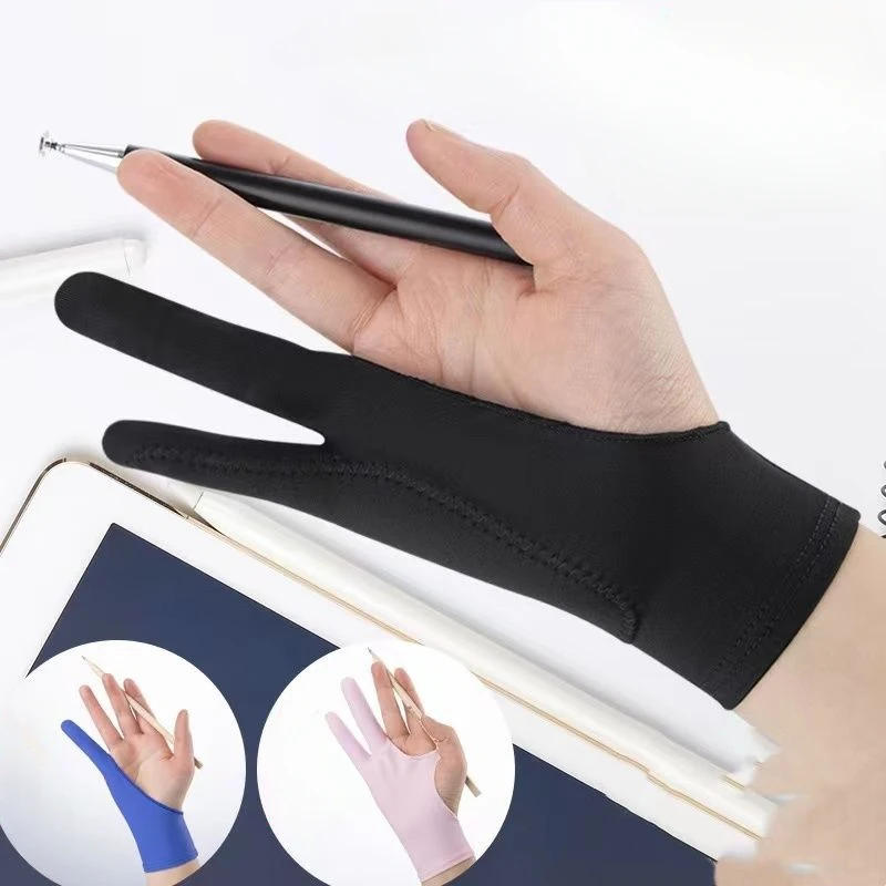 Two Finger Anti-fouling Glove  - đánh giá và giá Drawing Glove Artist