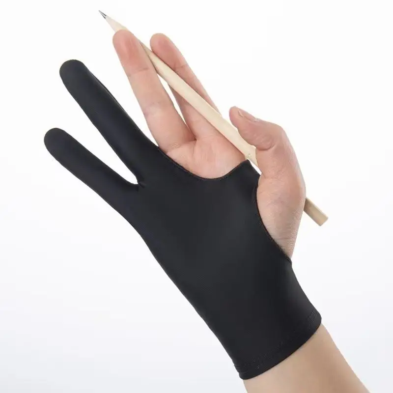 Two Finger Anti-fouling Glove  - đánh giá và giá Drawing Glove Artist